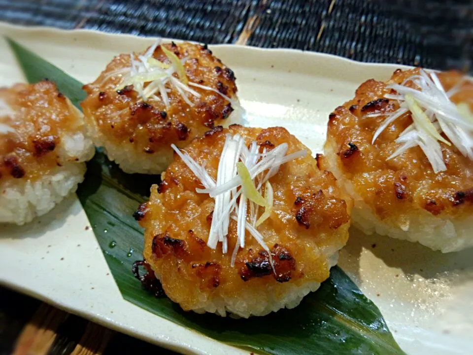 鶏味噌のプチ焼きおにぎり|大塩 貴弘さん