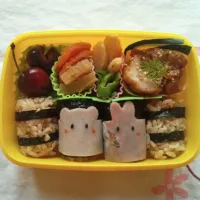 あさりご飯おにぎり弁当|もみさん