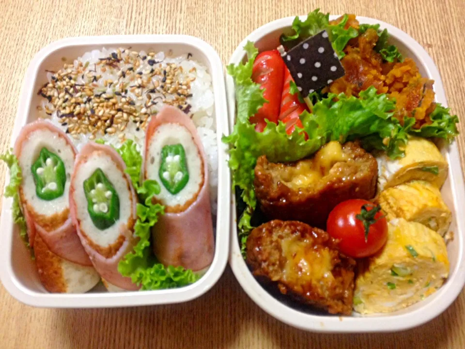 旦那さんのお弁当(^^)|もも☆さん