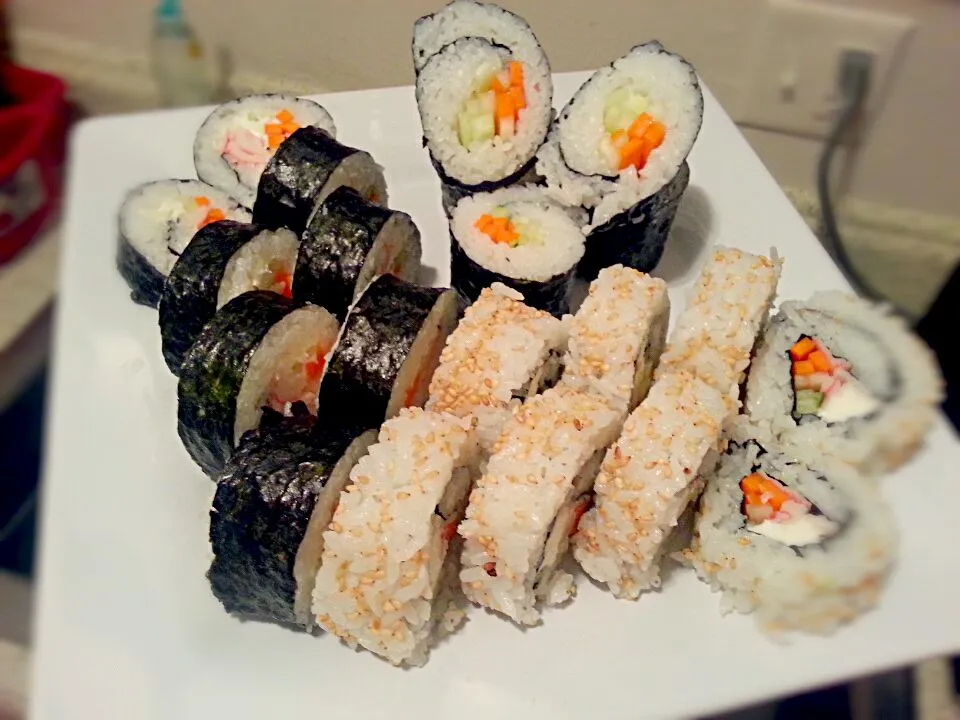 sushi. sons first time trying.|jeffさん