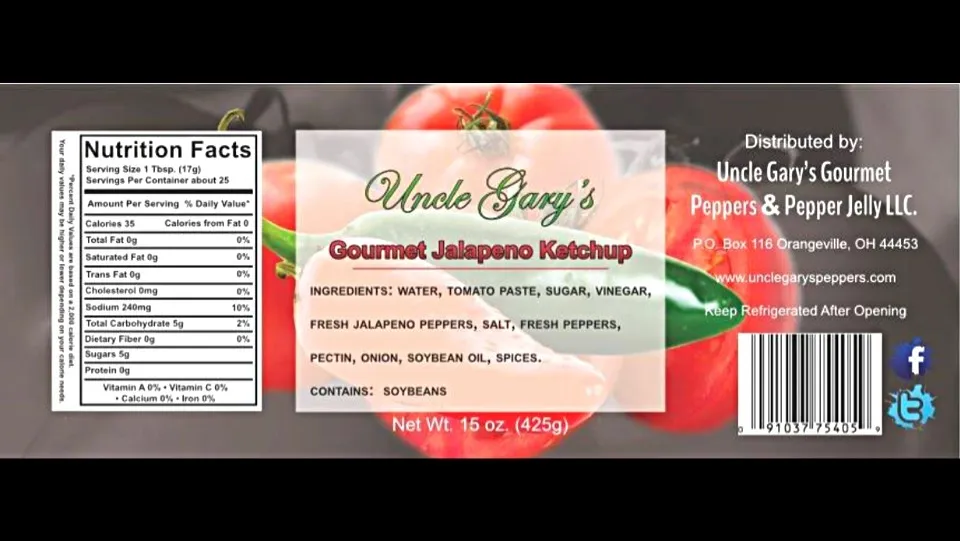 Uncle Gary's Gourmet Jalapeño Ketchup|Gary Langerさん