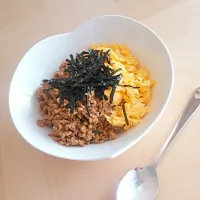 鳥そぼろ丼|♡りなぷ♡さん