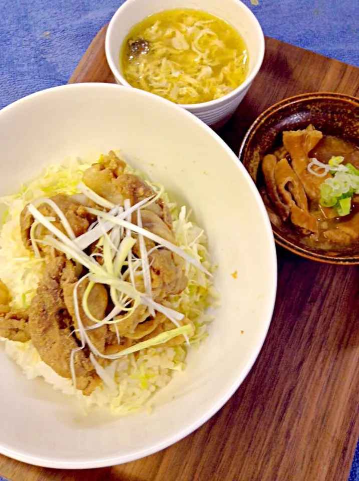 今日の賄いご飯は、豚の生姜焼き丼です(^.^)|阿部直樹さん