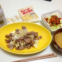 Snapdishの料理写真:砂肝ー！ビールビール！|miho#さん