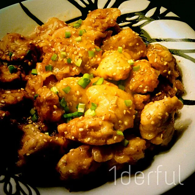 Juicy Chicken In Plum Sauce|1derfulさん