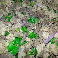 Snapdishの料理写真:Larb Gai (Thai Chicken Salad)|VelYさん