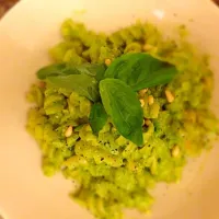 Home made zucchine pesto with shrimps|Giulia Sensaleさん