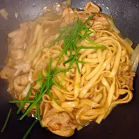 Snapdishの料理写真:Chicken udon!|char_pieさん