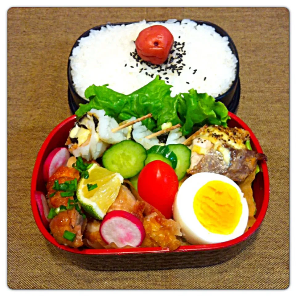 Snapdishの料理写真:パパ弁当|さとみ (satomi_foodart)さん