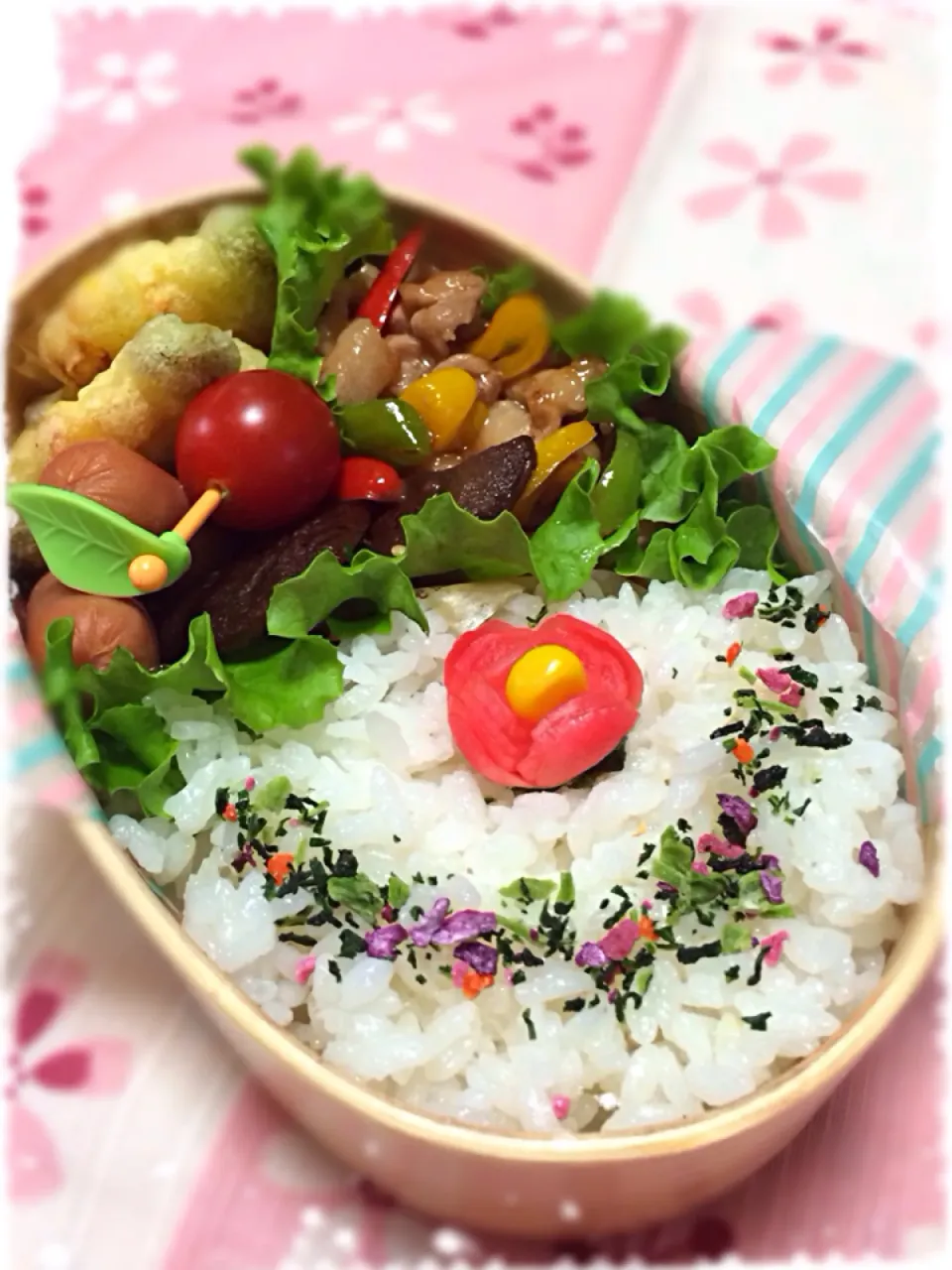 ゆっぴーઈ(◕ั◡◕ั)*ﾟ*♡のお弁当|kumiさん