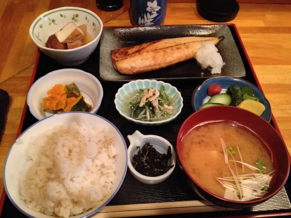 鯖定食 800円|おっちさん