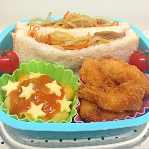 10/18。息子お弁当。|苺華さん