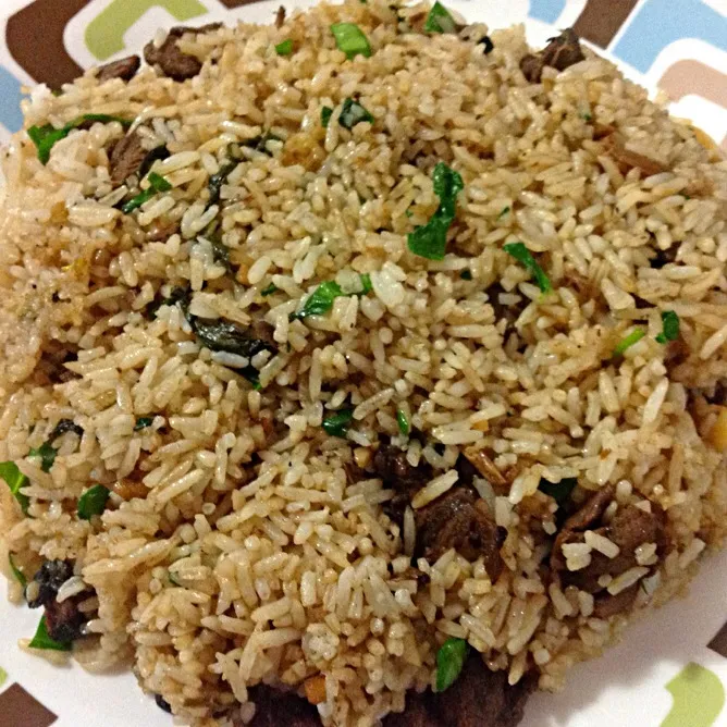 Snapdishの料理写真:Beef fried rice|Indie Starさん