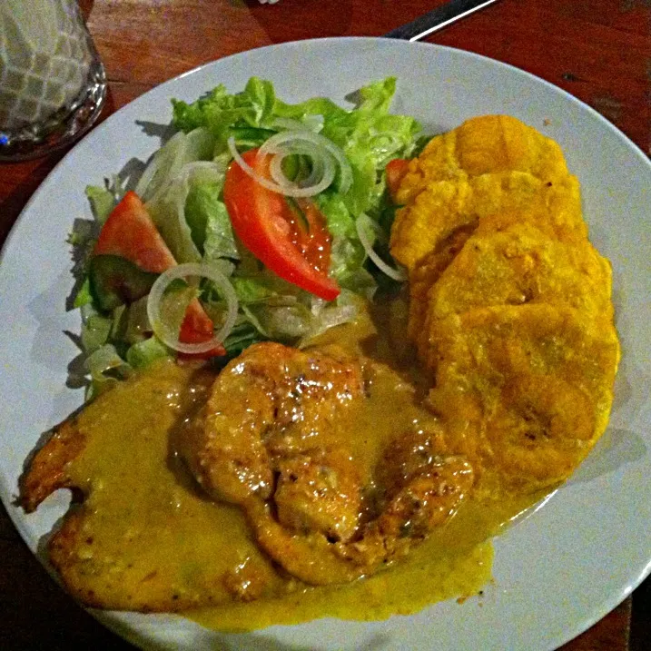 Curry-Coconut-Chicken, Salat, Plantenas|wiwi mrgさん