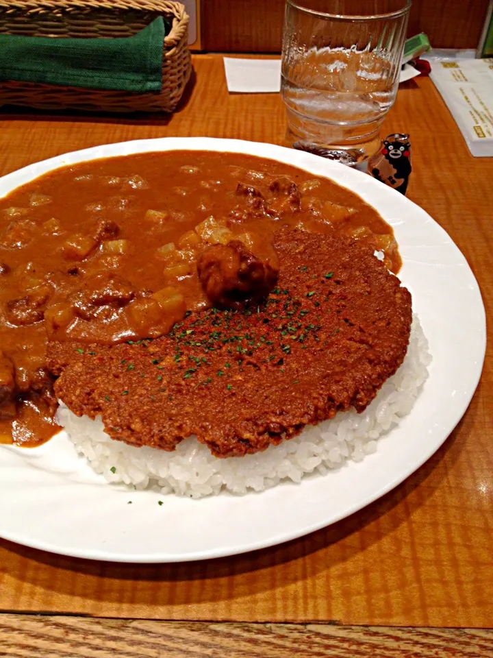 パク森カレーにダイコン、チキンのトッピング。辛口で 2013#283 (623)|大阪カレー部長さん