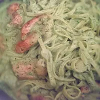 spinich blackend chicken spaghetti|Laura Yvette Rojas DeLeonさん