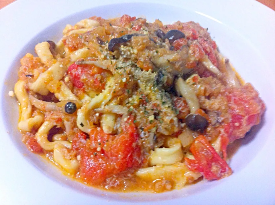 Home made Fittochine&cream crub pasta.|Masakiさん