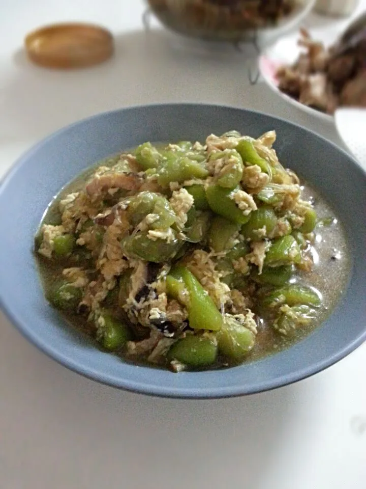 vegetables with mushrooms, eggs, and noodles|Phinarasuさん