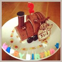 chihiroの誕生日ケーキ。