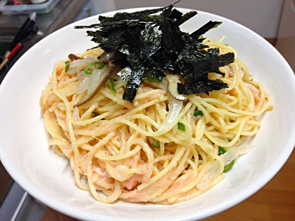 Snapdishの料理写真:Spagetti mentaiko|Porch Aeさん