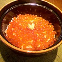 生筋子からのいくら丼|なつ＆たくさん