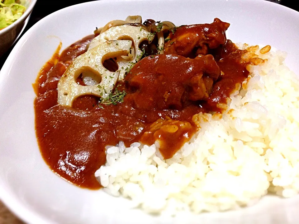 トマトのチキンカレー|かみちゃんさん