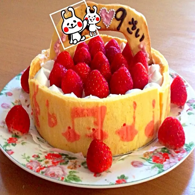 子どものお誕生日ケーキ（＾∇＾）|ふみぃさん