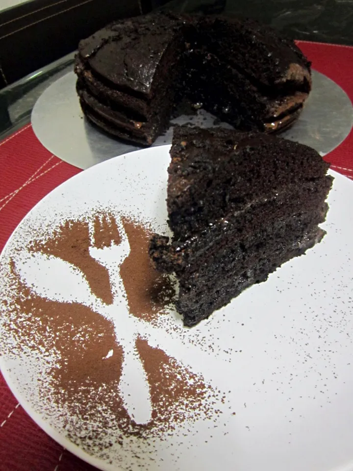 Fudgy chocolate mousse cake|Angie Yapさん