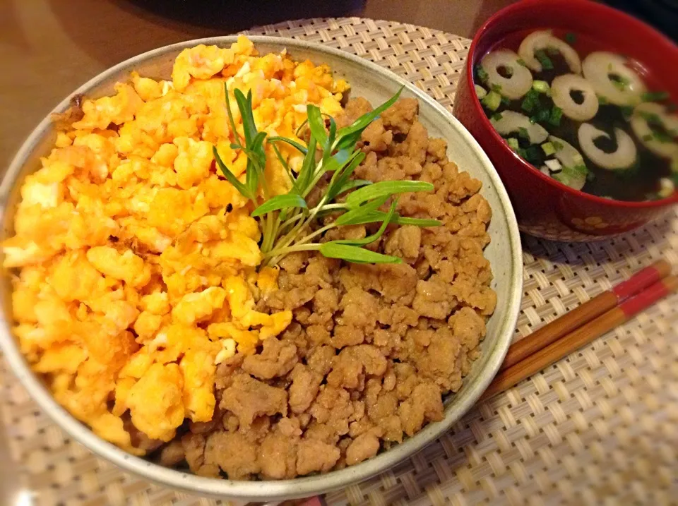 鶏そぼろ丼★|yaekoさん