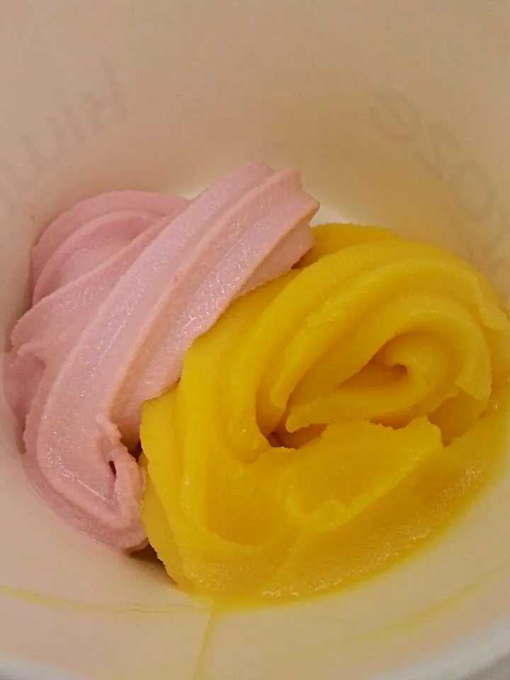 mango and black cherry sorbet|ash tamさん