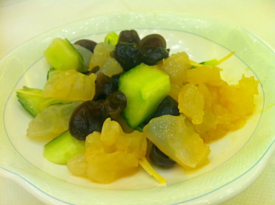 Marinated black fungi with jellyfish|skyblueさん