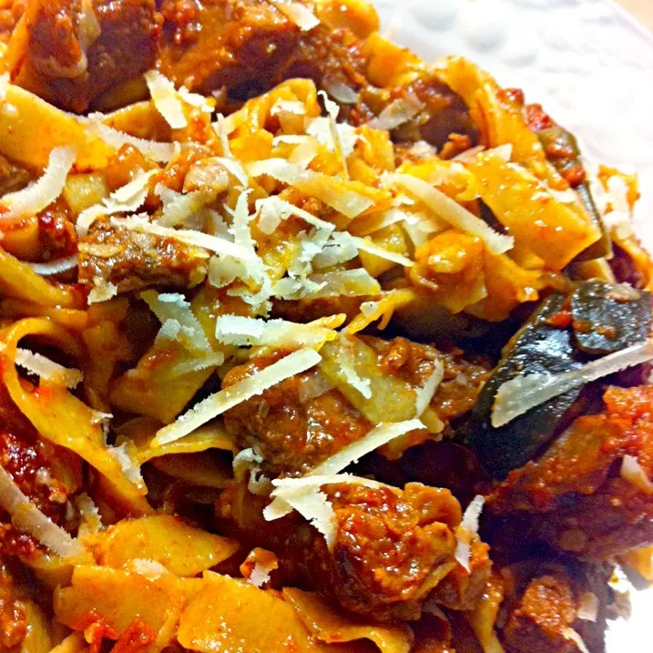 Beef ragu with fettucini|virginia frasseさん