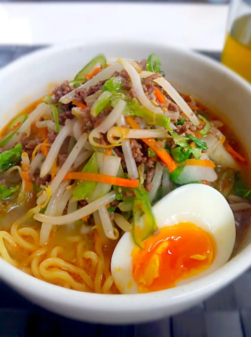 Snapdishの料理写真:味噌ラーメン♡|あみん´ω`)ﾉさん