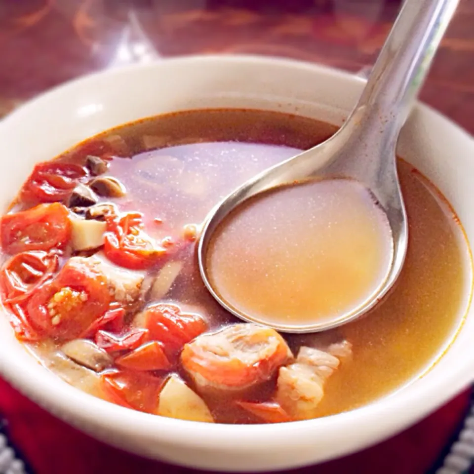 Mushroom and pork rib soup|Lien Tranさん