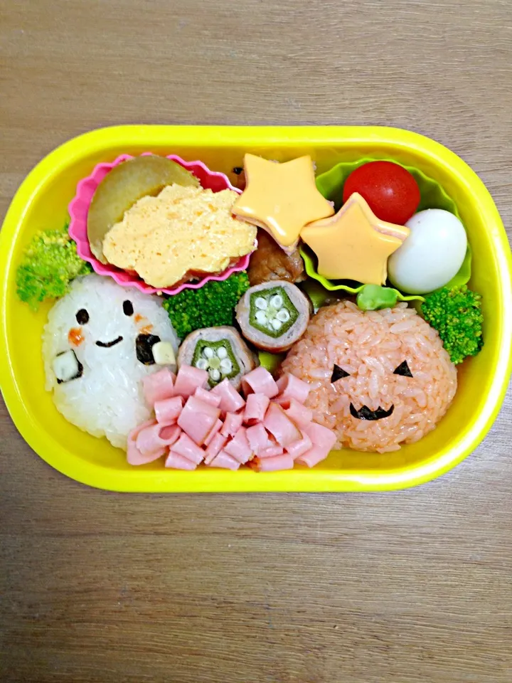 Snapdishの料理写真:ハロウィン弁当|ミーゲンさん