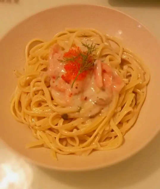 Smoked Salmon Linguine with Fresh Dill Cream Sauce|Comelさん