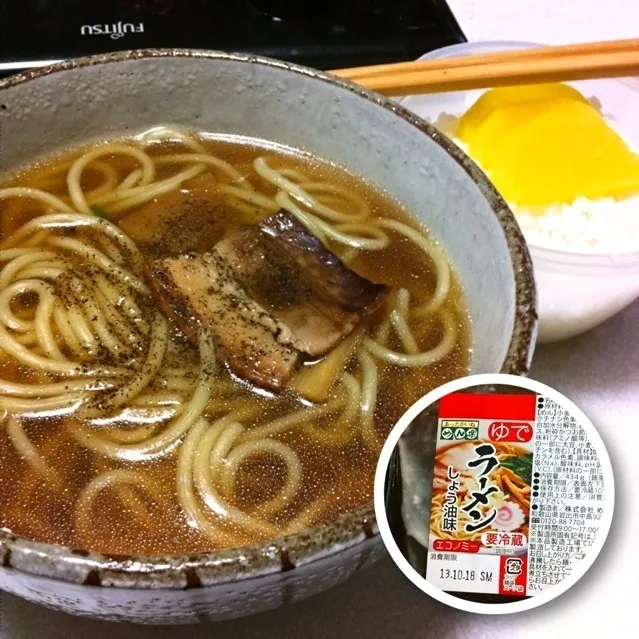 131019-ゆで中華麺/ご飯 ¥170 #夕食 #中食|dune725さん