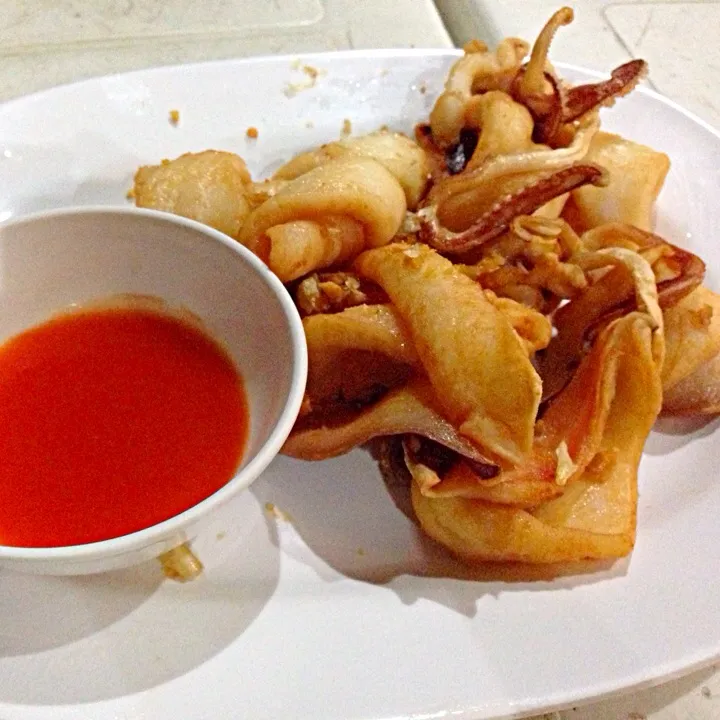 Sun Dried Squid, Pla-Mueg-Dad-Deaw หมึกแดดเดียว|Tunaさん