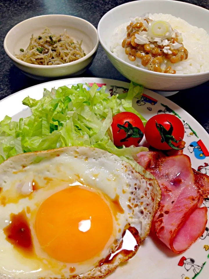 健康的な朝ごはん🍚🍳|がぁがさん