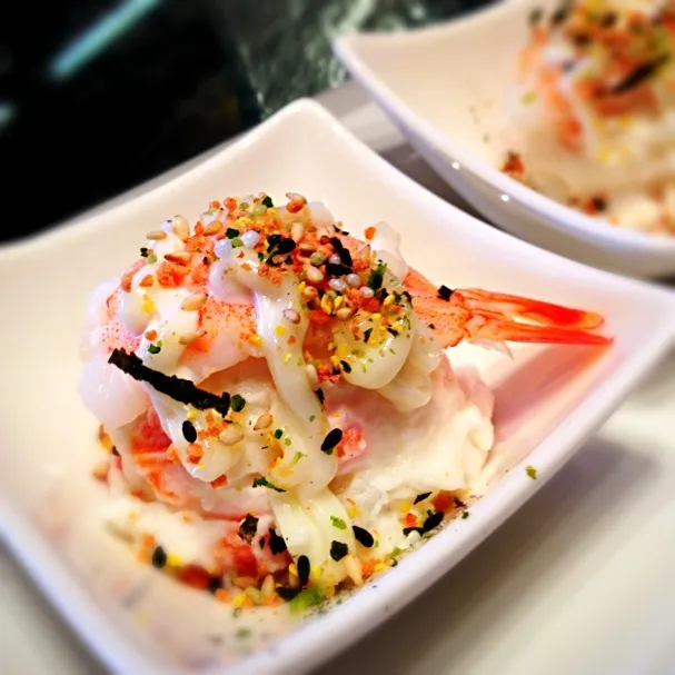 Shrimp Mushed Potato|Sam: photos by iPhoneさん