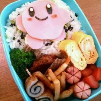 Snapdishの料理写真:カービィのお弁当|わんこさん