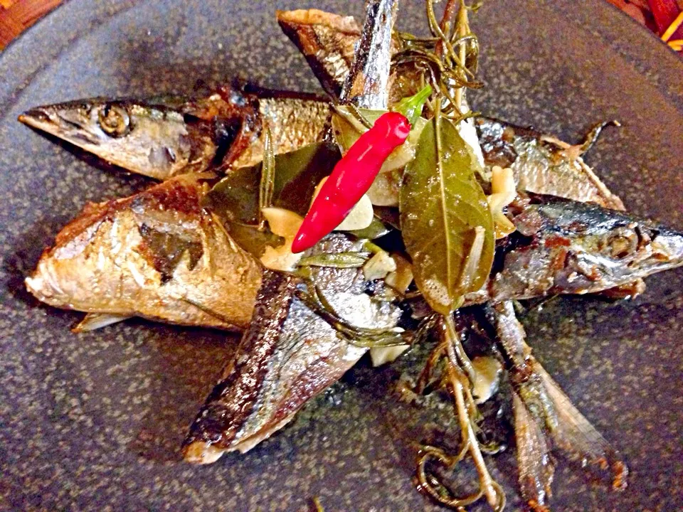 Snapdishの料理写真:Confit saury🐟秋刀魚のｺﾝﾌｨ|🌈Ami🍻さん