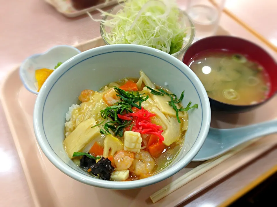 野菜たっぷり中華丼|satoeさん