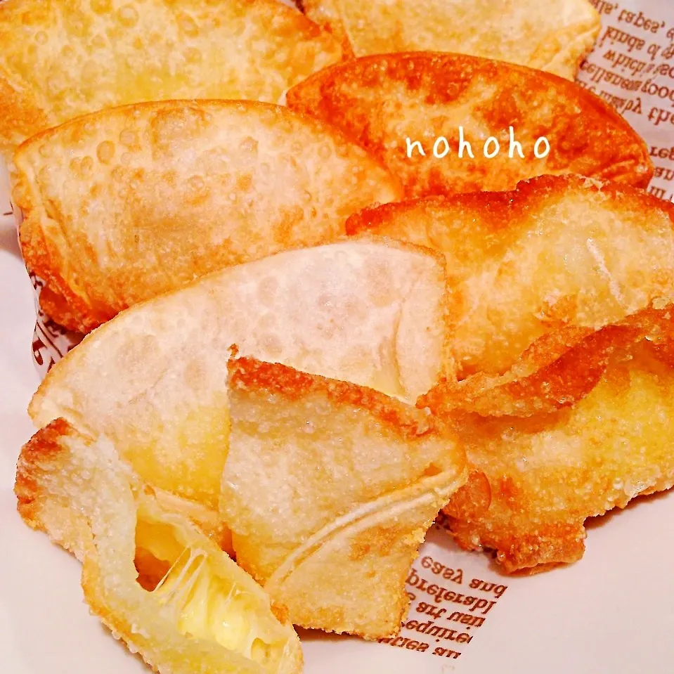 のび〜るチーズ揚げイン餃子皮|nohohoさん