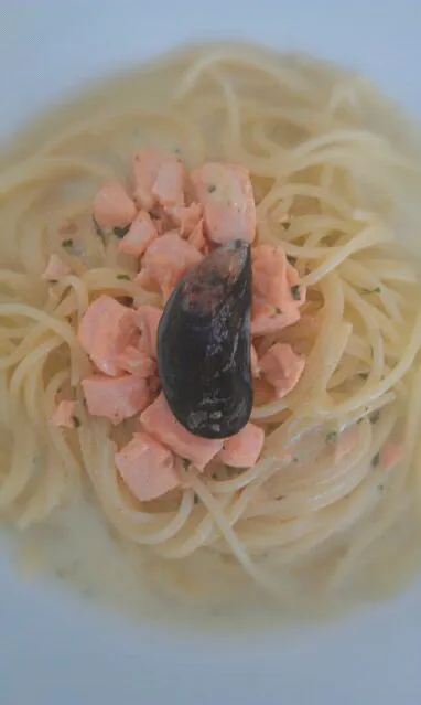 Lachs-Sahne Pasta|Luna itschnerさん