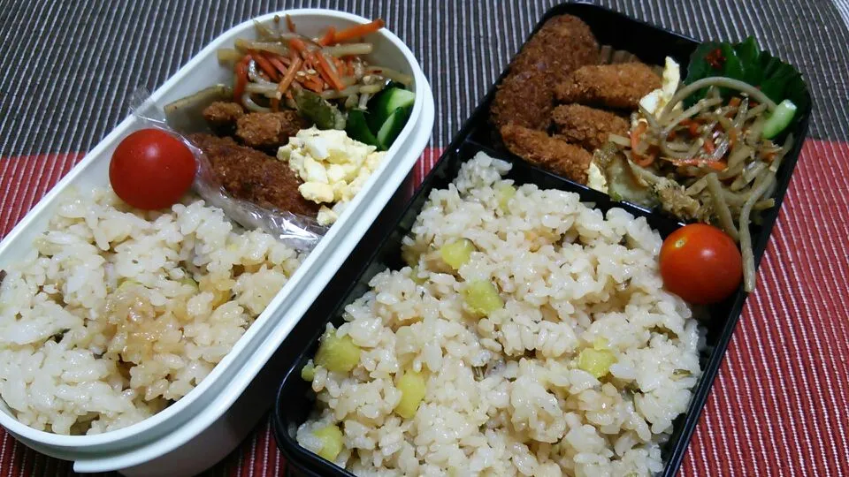 Snapdishの料理写真:10月21日　高校生男子＆オレ弁当|クッキングおやぢさん