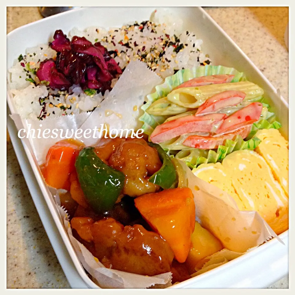 Snapdishの料理写真:10/21 酢豚弁当|chieko ♪さん