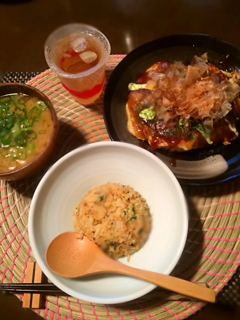 Okonomiyaki Dinner (Osaka style)|PinkBarbieさん