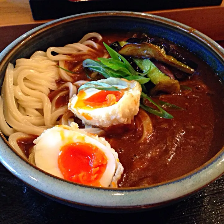 Snapdishの料理写真:牛すじカレーうどん|Mr Tさん