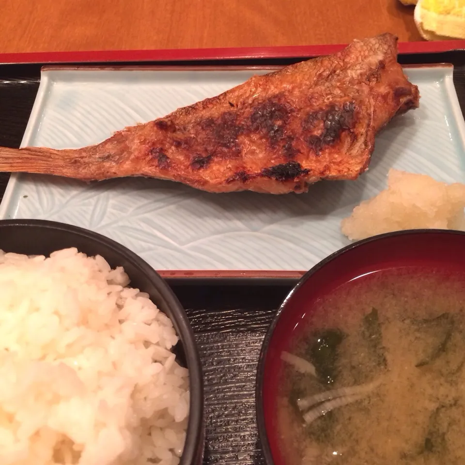 Snapdishの料理写真:日替定食(赤魚のカス漬け)|Koichi Shibataさん